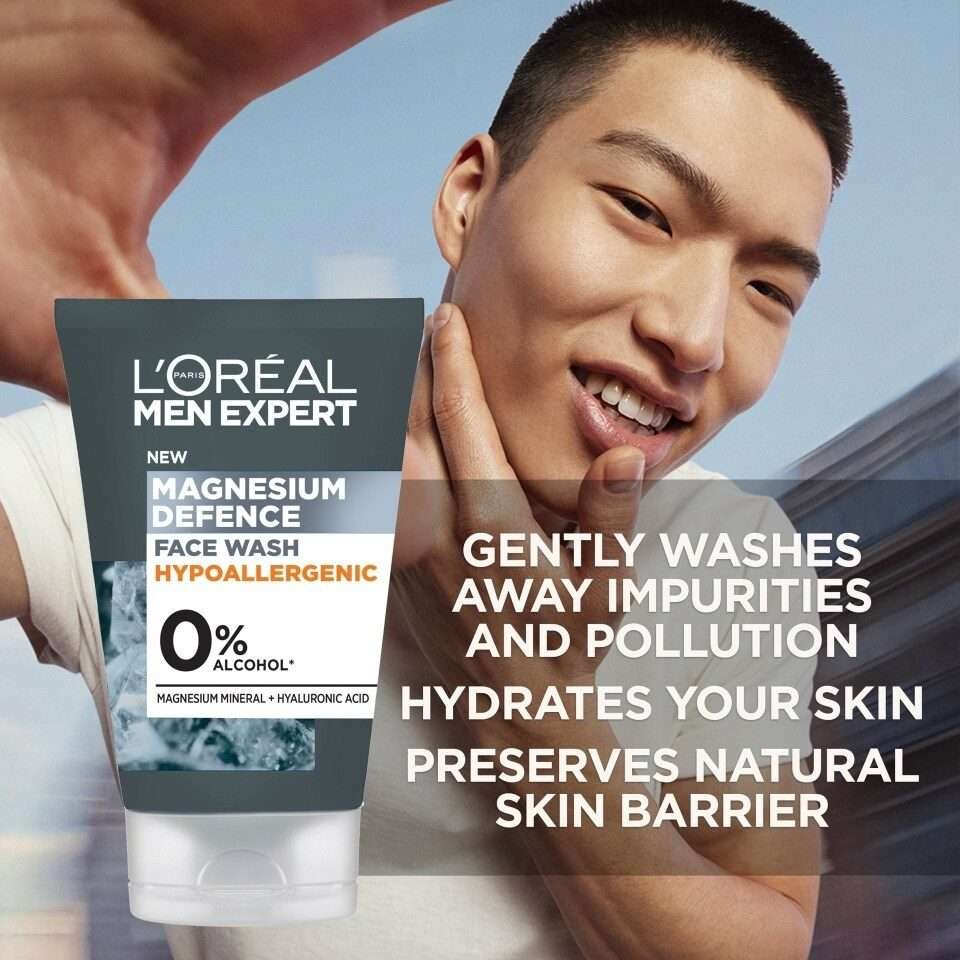 L’Oreal Men Expert Magnesium Defence Face Wash 100ml