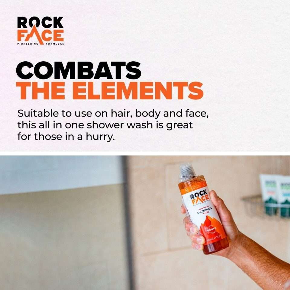 Rock Face Power Spicy Fresh Shower Gel 410ml Rock Face Power Spicy Fresh Shower Gel 410ml