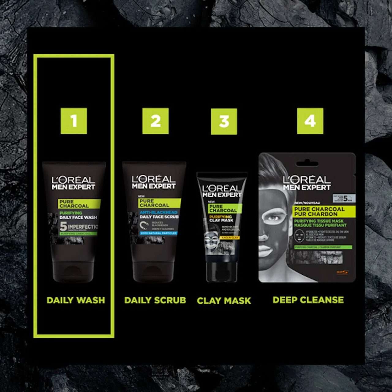 L’oreal Men Expert Pure Carbon Face Wash 100ml