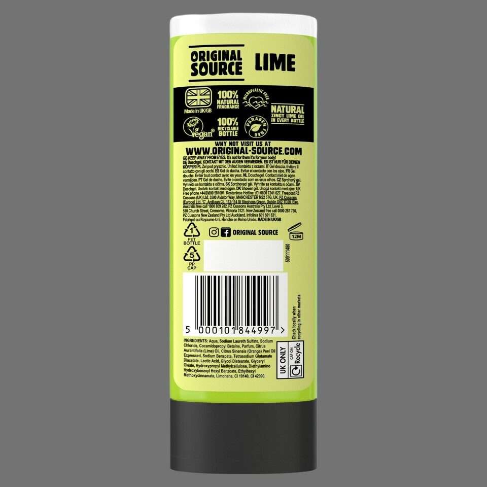 Original Source Zesty Lime Shower Gel 250ml