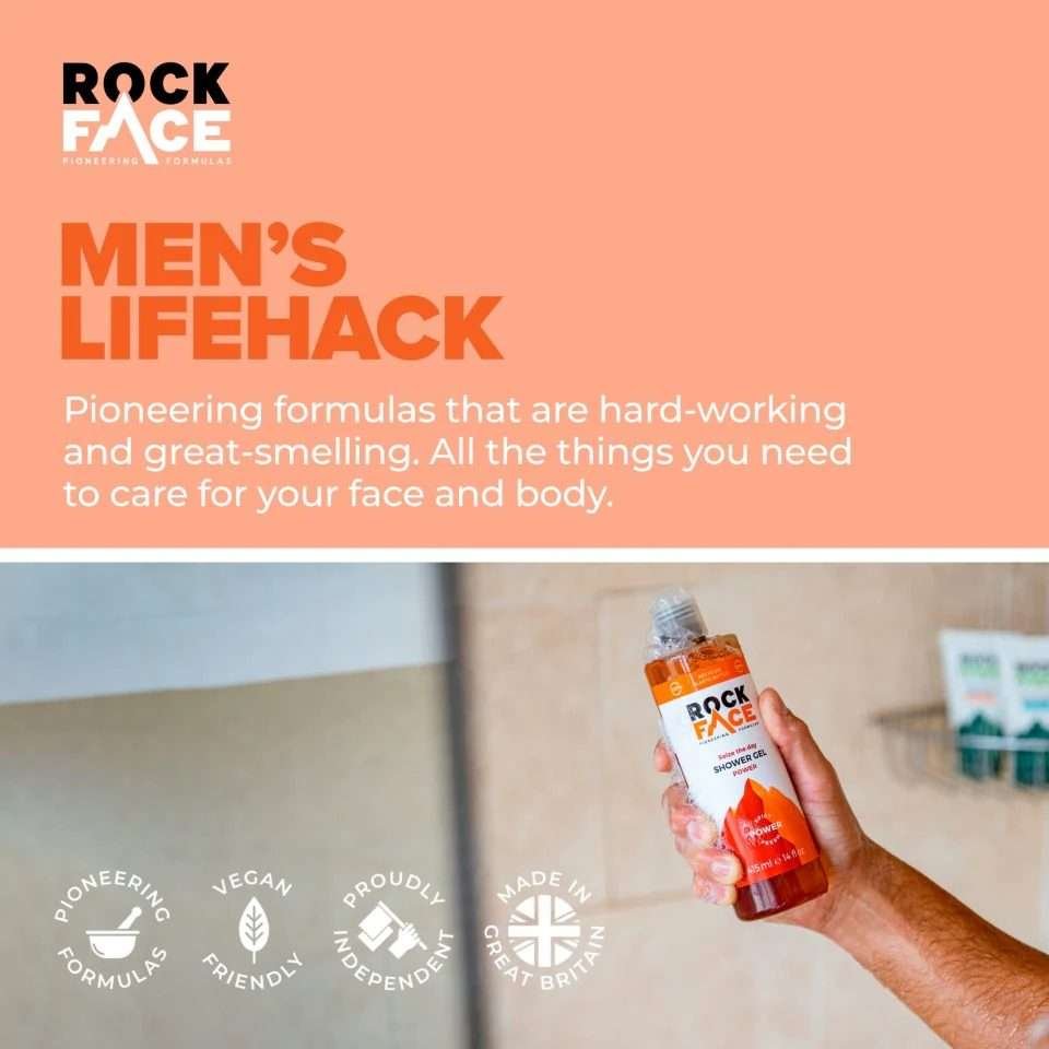 Rock Face Power Spicy Fresh Shower Gel 410ml Rock Face Power Spicy Fresh Shower Gel 410ml