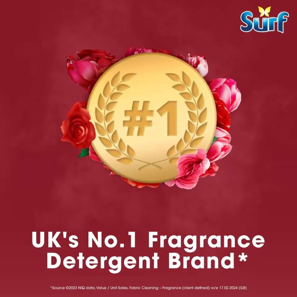 Surf Peony & Rose Liquid Laundry Detergent 24 Washes 648ml