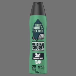 Original Source Mint & Tea Tree Shower & Shave Foam 200ml