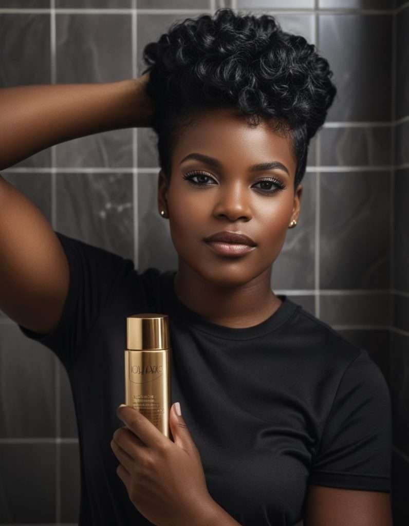 Beauty body spray landing page