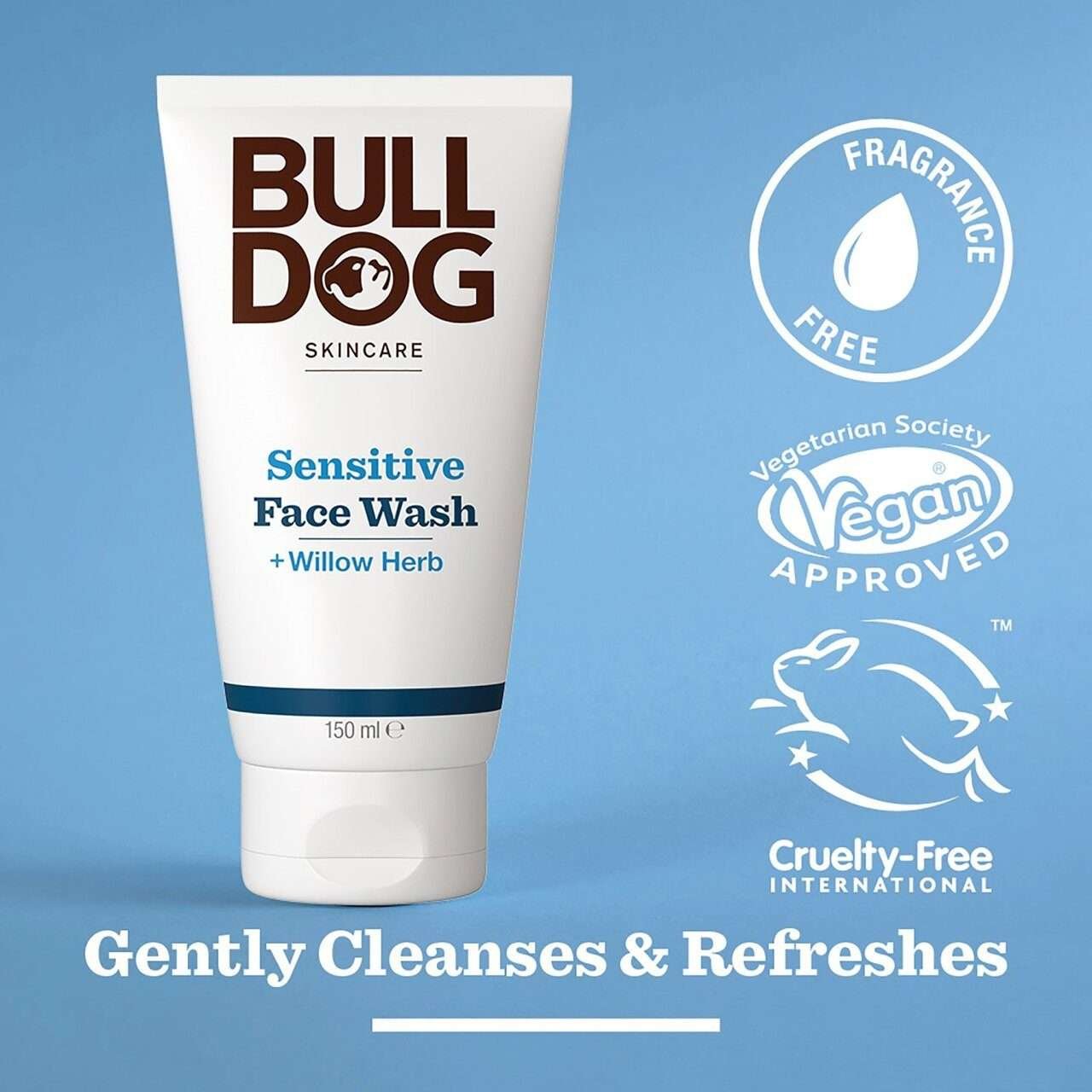 Bulldog Sensitive Face Wash 150ml Bulldog Sensitive Face Wash 150ml