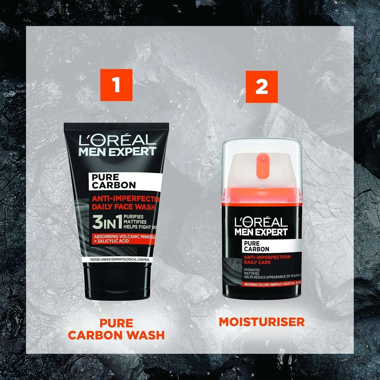 L’Oreal Men Expert Pure Carbon 24H Moisturiser 50ml L’Oreal Men Expert Pure Carbon 24H Moisturiser 50ml