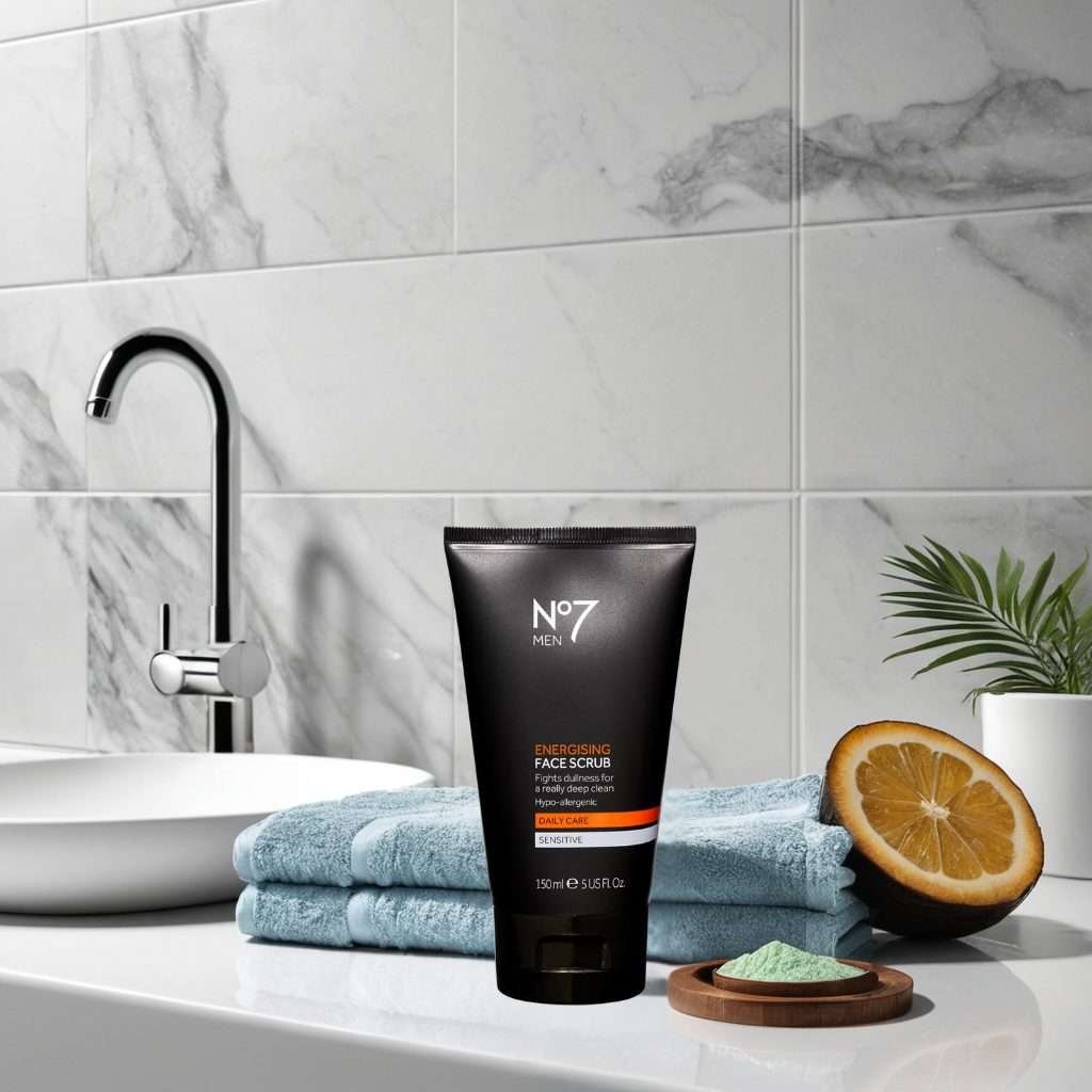 No7 Men Energising Face Scrub 150ml No7 Men Energising Face Scrub 150ml
