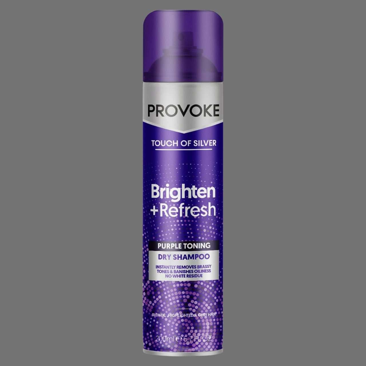 Pro:Voke Touch of Silver Purple Toning Dry Shampoo 200ml