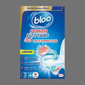 Bloo Power Anti Limescale Toilet Fizz Tabs Lemon 8×22.5g
