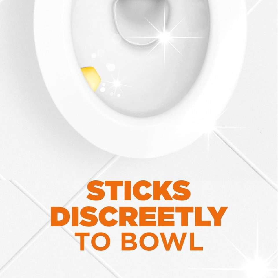 Harpic Citrus Hygienic & Fresh Toilet Block Sticker 4 Pack