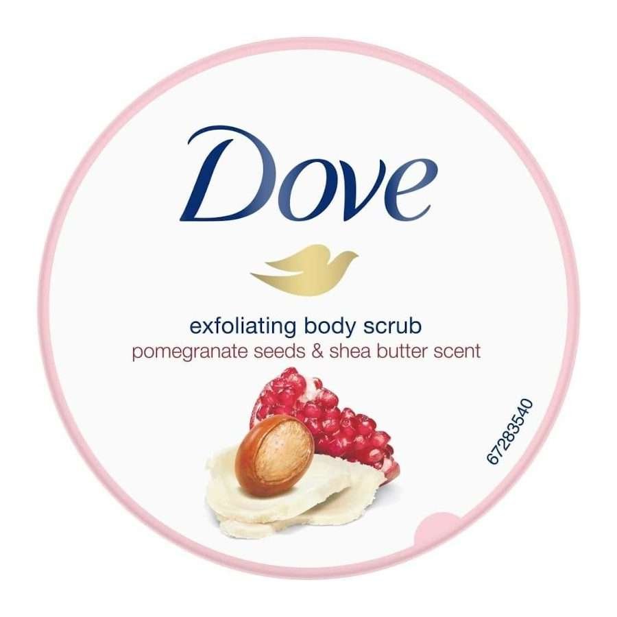 Dove Pomegranate Seeds & Shea Butter Body Scrub 225ml Dove Pomegranate Seeds & Shea Butter Body Scrub 225ml