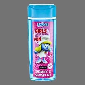 The Smurfs Girls Bubble Gum Shampoo & Shower Gel 210ml