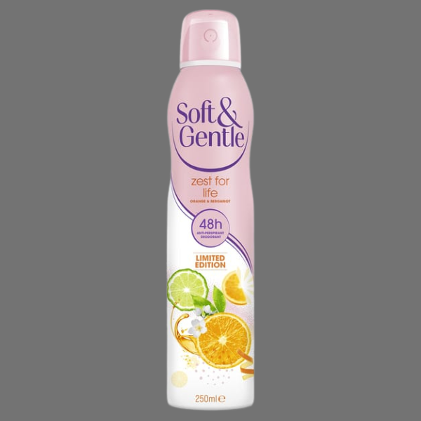 Soft & Gentle Zest For Life Anti-Perspirant Deodorant 250ml