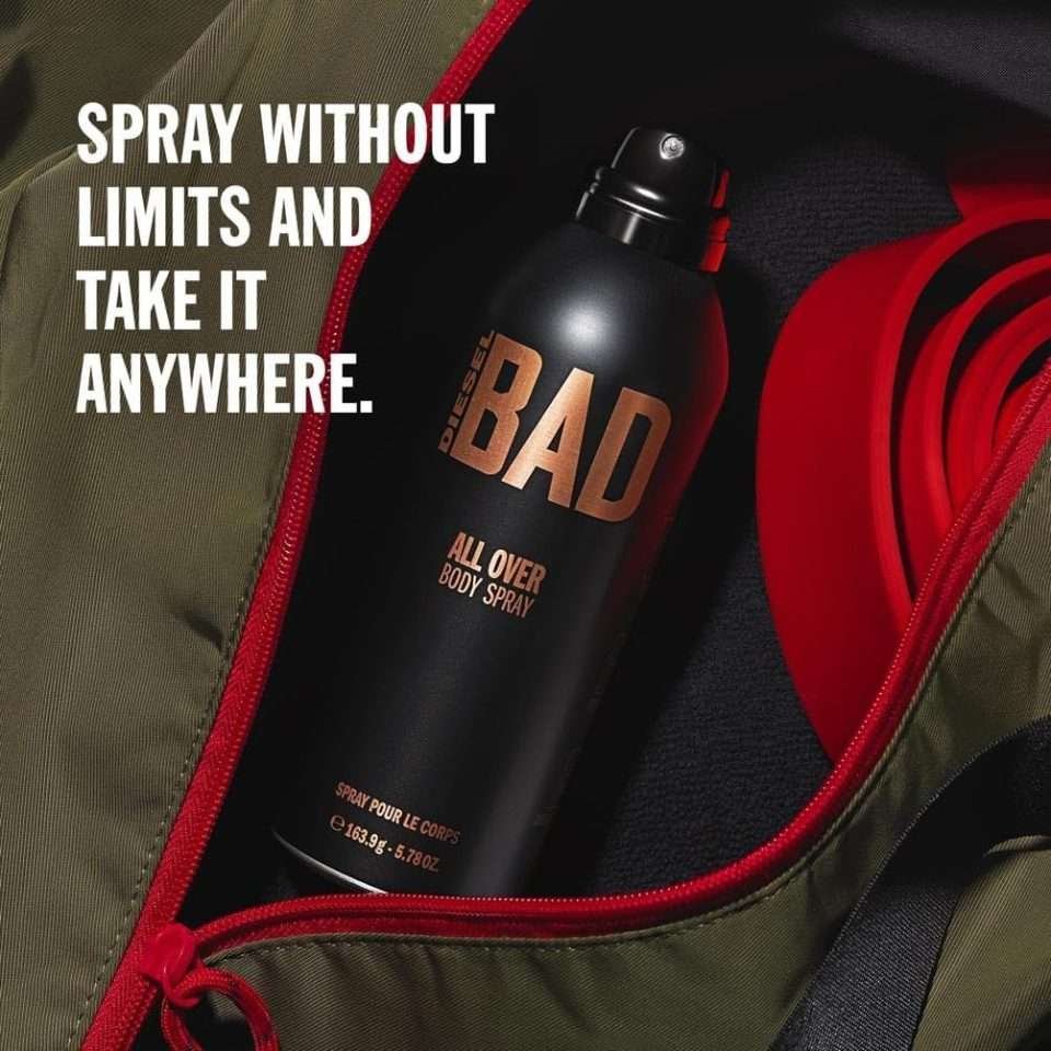 Diesel Bad All Over Body Spray 200ml Diesel Bad All Over Body Spray 200ml
