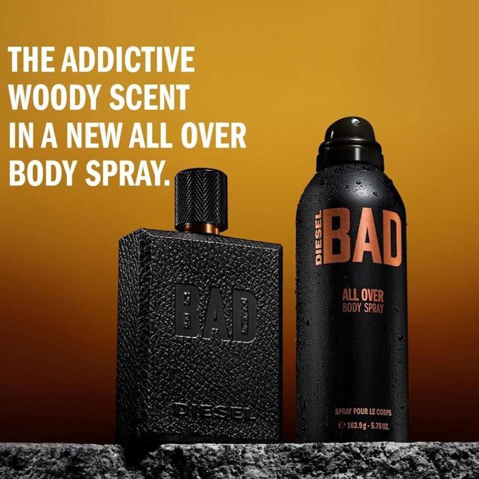 Diesel Bad All Over Body Spray 200ml Diesel Bad All Over Body Spray 200ml