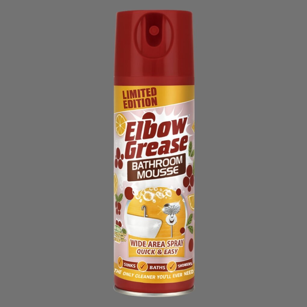 Elbow Grease Cranberry & Orange Bathroom Mousse 400ml Elbow Grease Cranberry & Orange Bathroom Mousse 400ml