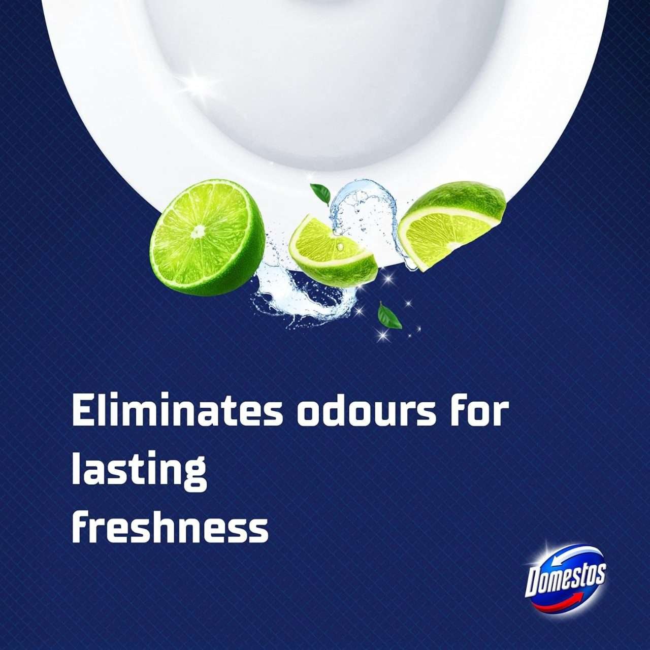 Domestos Lime Zero Limescale Toilet Bleach Cleaner 750ml