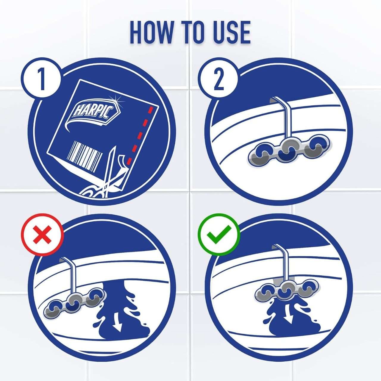 Harpic Active Blue Water Atlantic Burst Toilet Block 35g Harpic Active Blue Water Atlantic Burst Toilet Block 35g