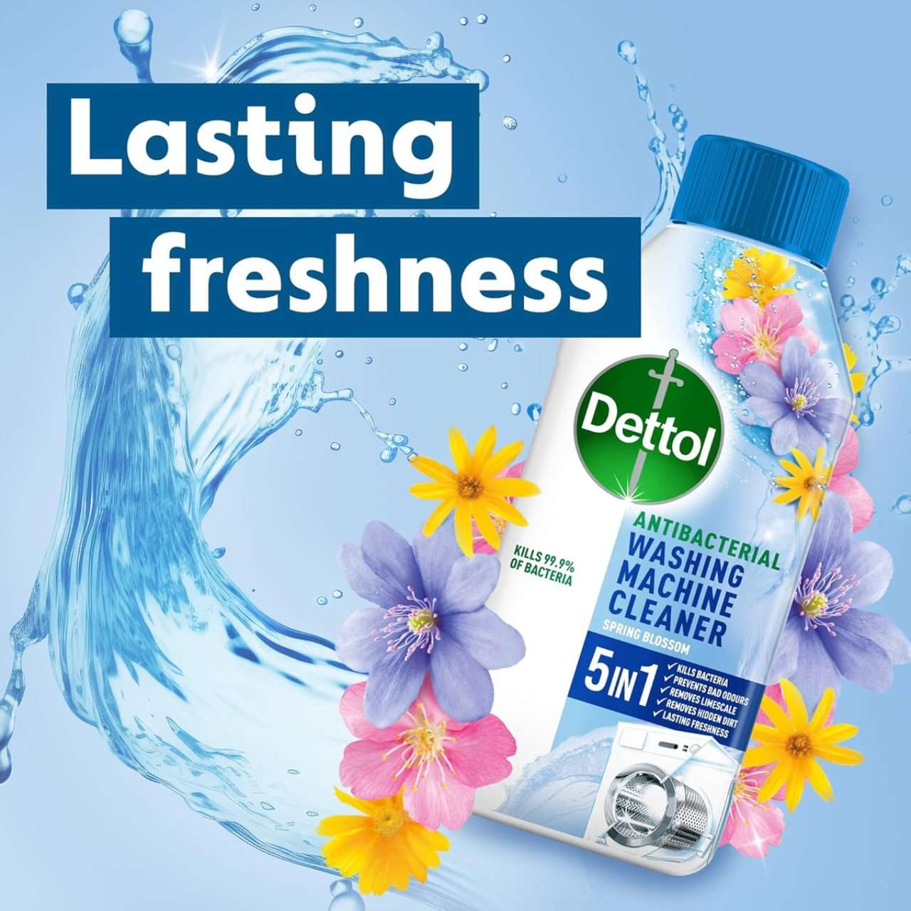 Dettol Spring Blossom Washing Machine Cleaner 250ml