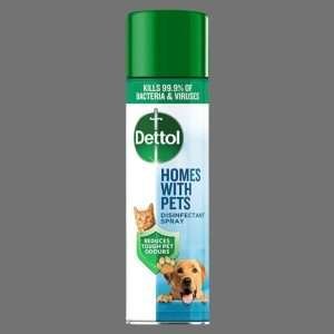 Dettol Homes With Pets Disinfectant Spray 300ml