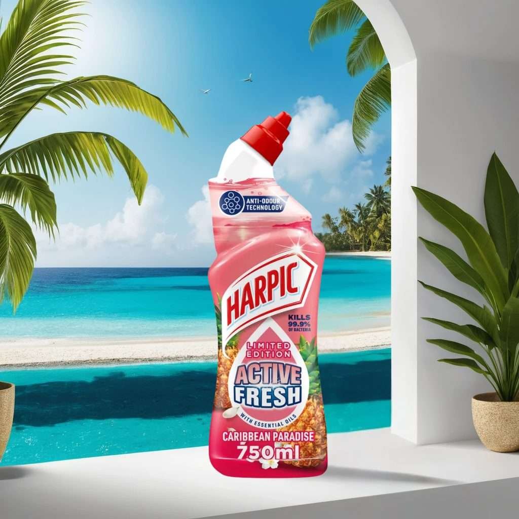 Harpic Active Fresh Caribbean Paradise Cleaner Gel 750ml