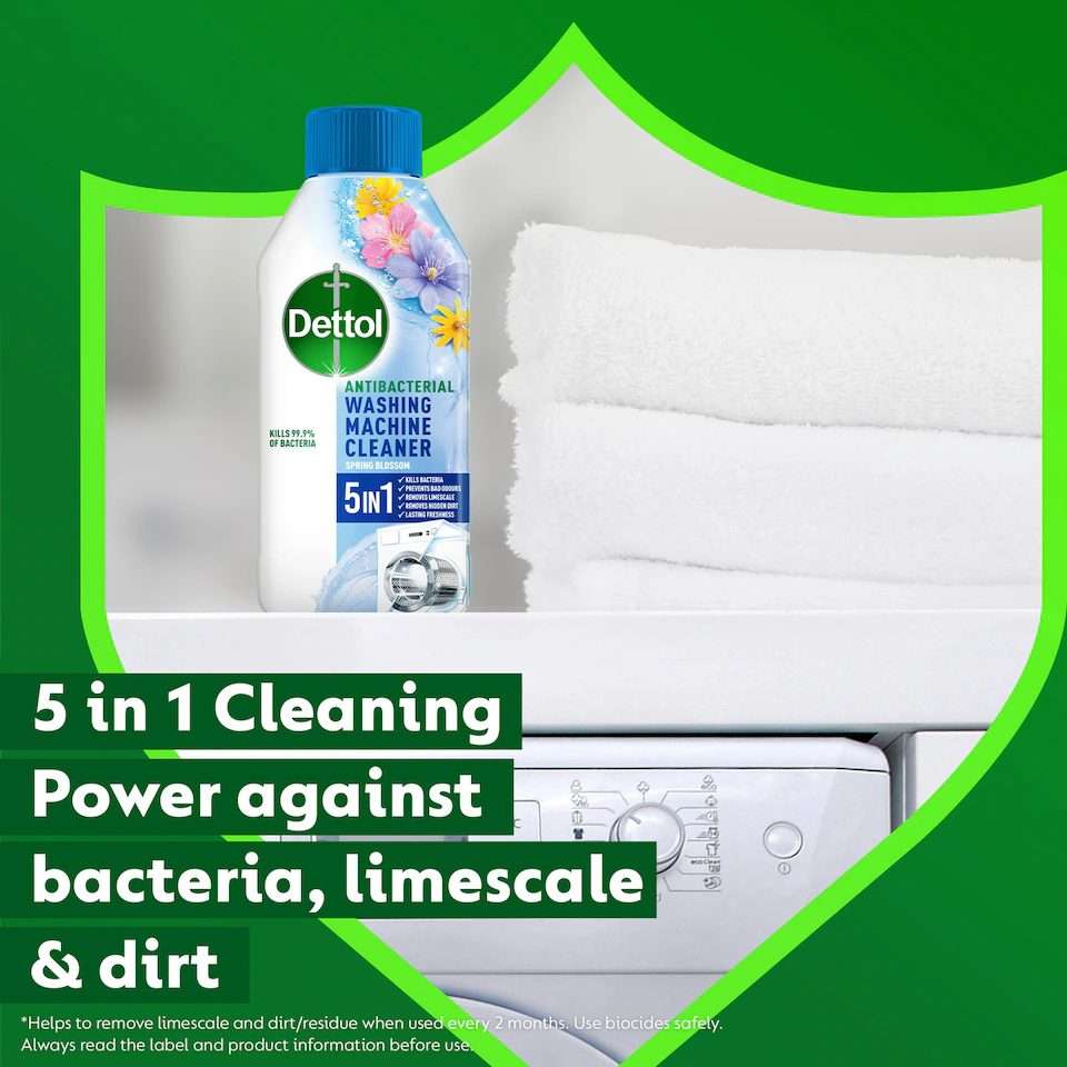 Dettol Spring Blossom Washing Machine Cleaner 250ml