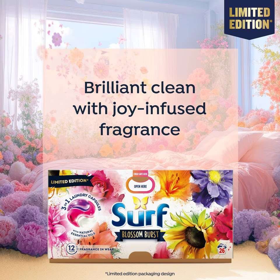 Surf Blossom Burst 3 in 1 Washing Capsules 26 Washes