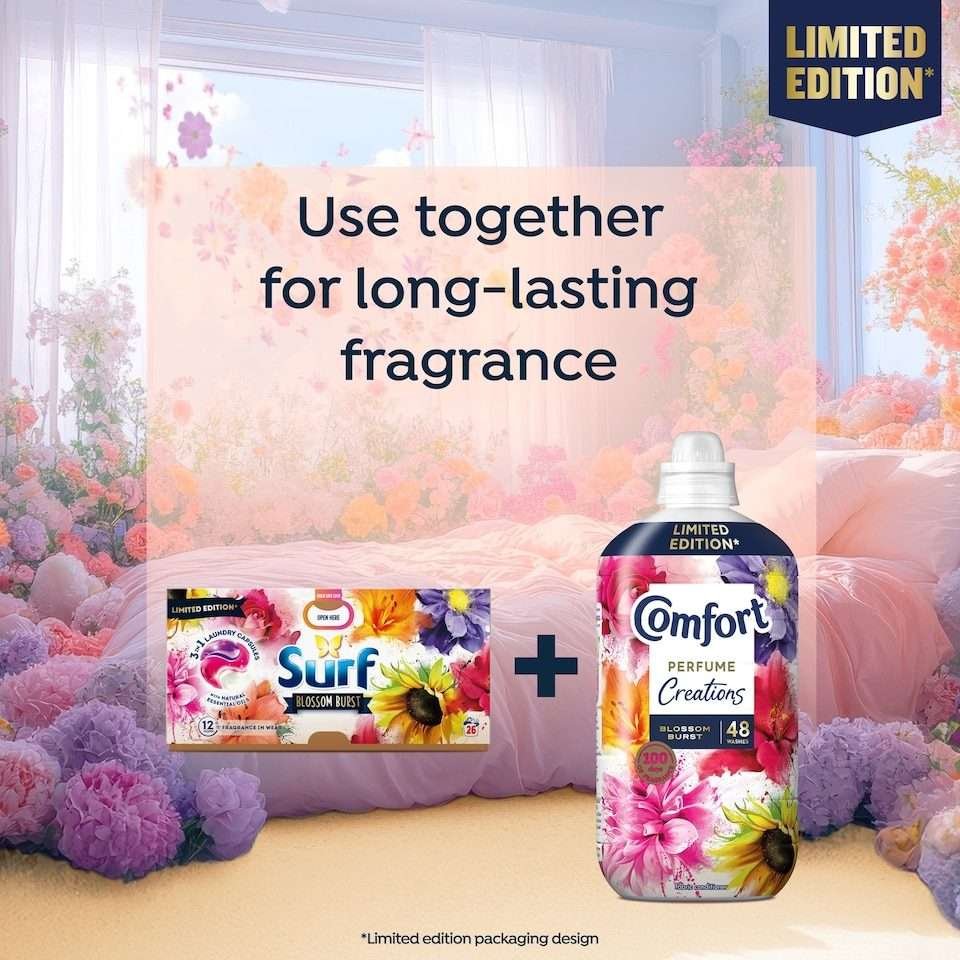 Surf Blossom Burst 3 in 1 Washing Capsules 26 Washes