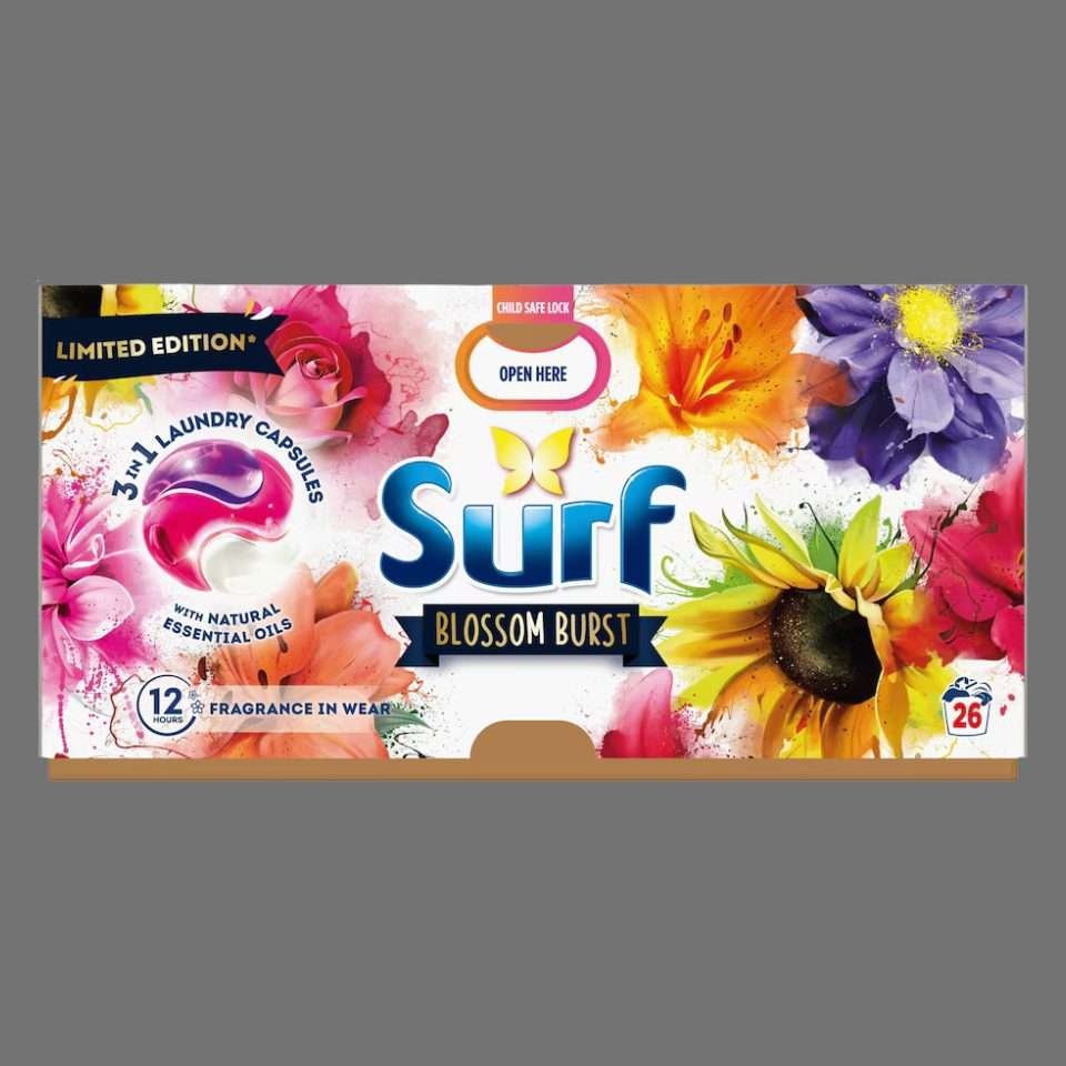 Surf Blossom Burst 3 in 1 Washing Capsules 26 Washes