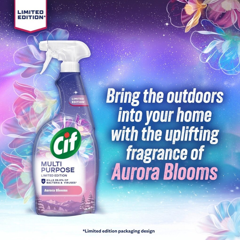 Cif Aurora Blooms Multi-Purpose Spray 750ml Cif Aurora Blooms Multi-Purpose Spray 750ml