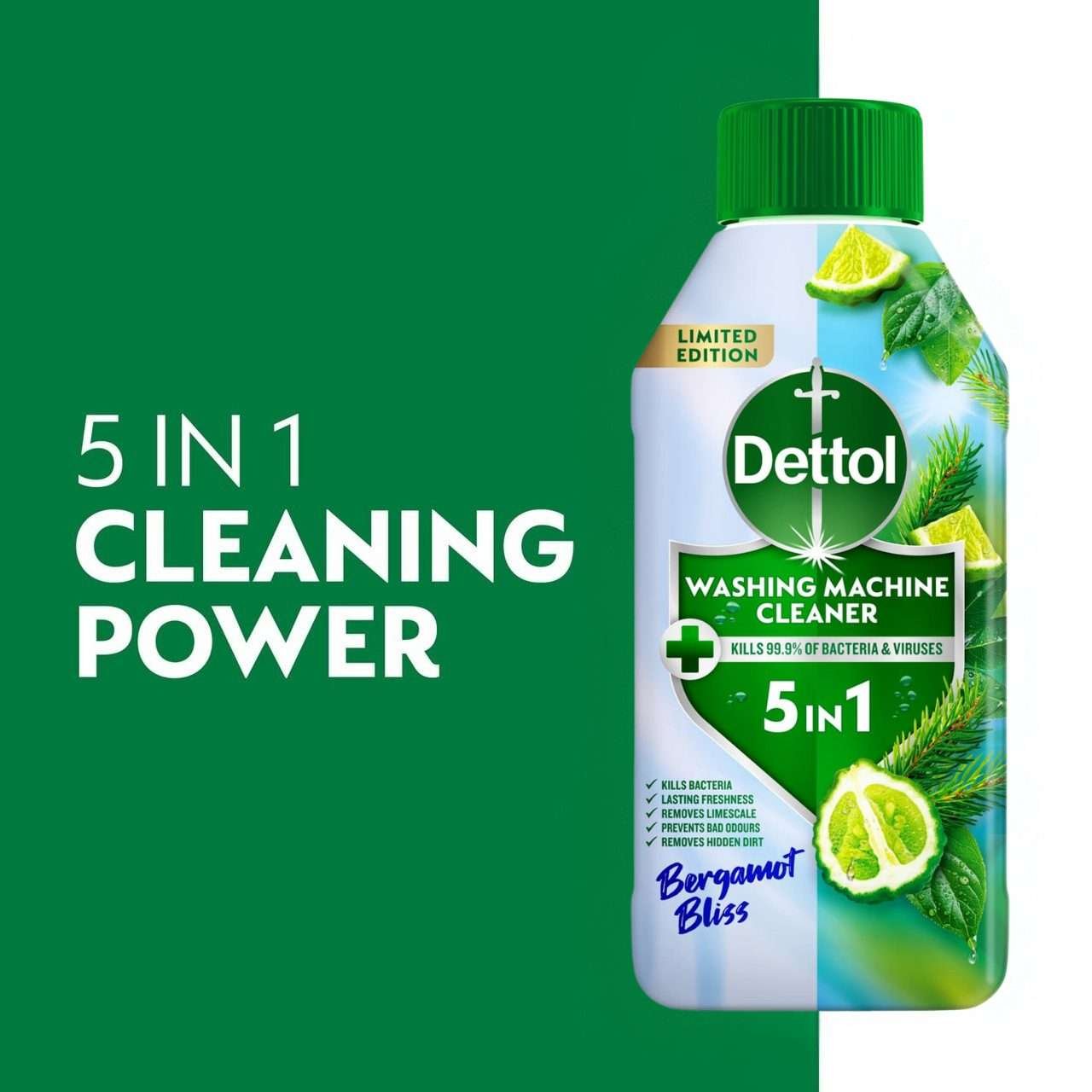 Dettol Bergamot Bliss Washing Machine Cleaner 250ml Dettol Bergamot Bliss Washing Machine Cleaner 250ml