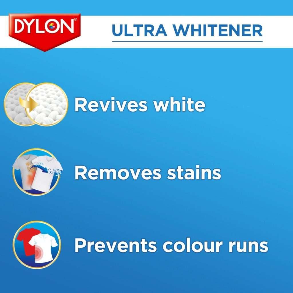 Dylon Ultra Whitener 5 Sachets 150g