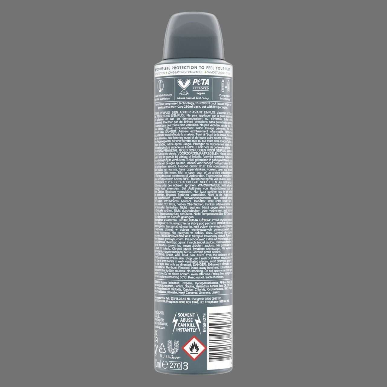 Dove Men+Care Advanced Extra Fresh 72hr Anti-Perspirant 200ml