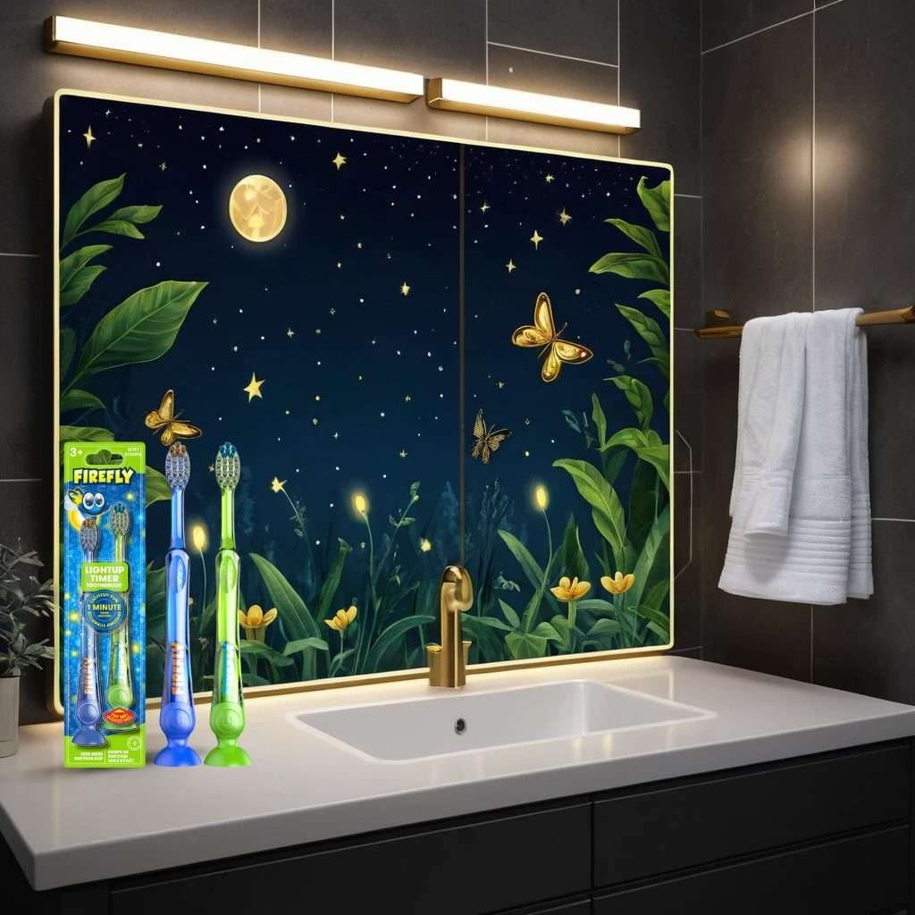 Firefly Light Up Timer Toothbrush 2 Pack