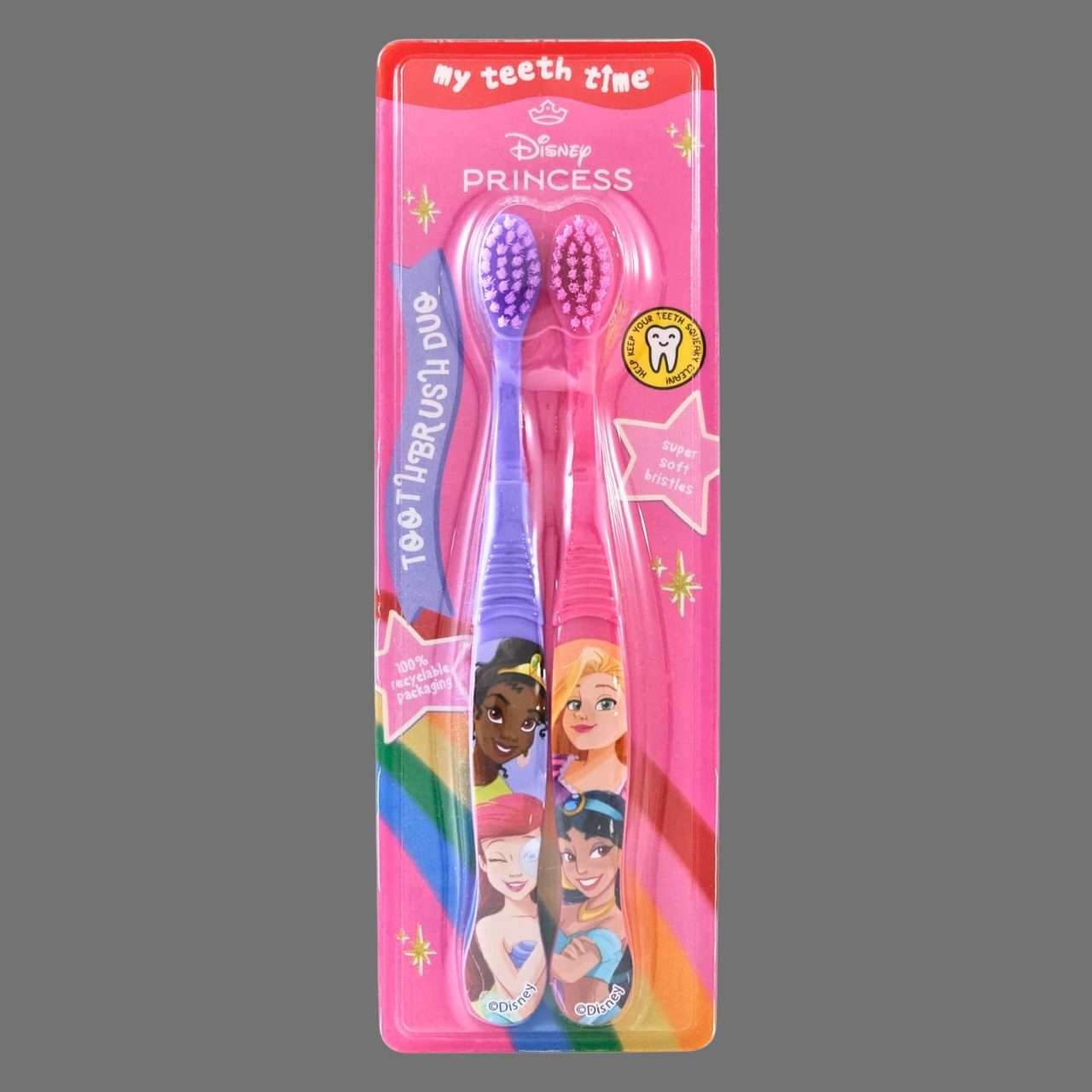 My Teeth Time Disney Princess Toothbrush 2 Pack My Teeth Time Disney Princess Toothbrush 2 Pack