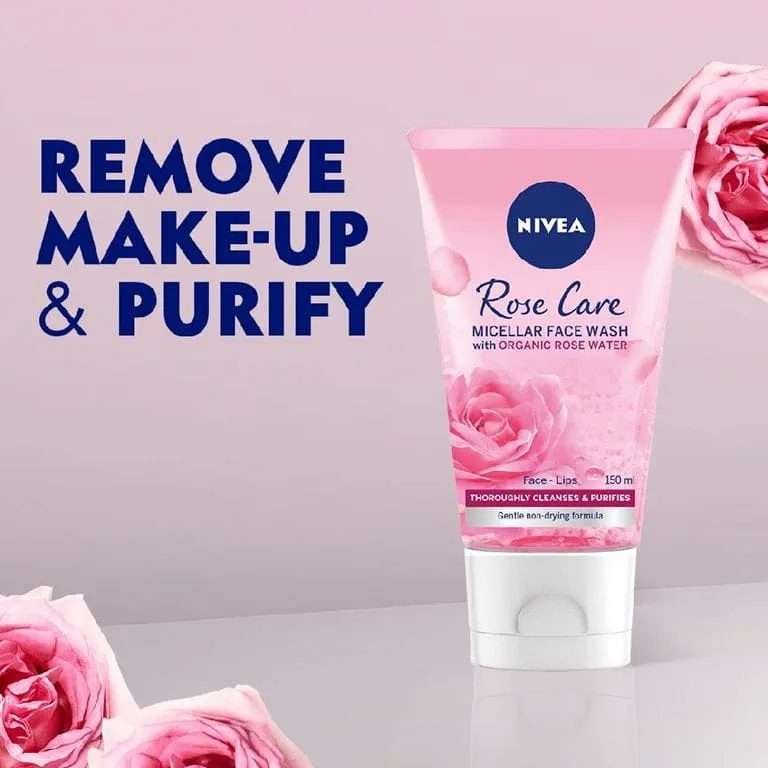 Nivea Rose Care Micellar Face Wash 150ml