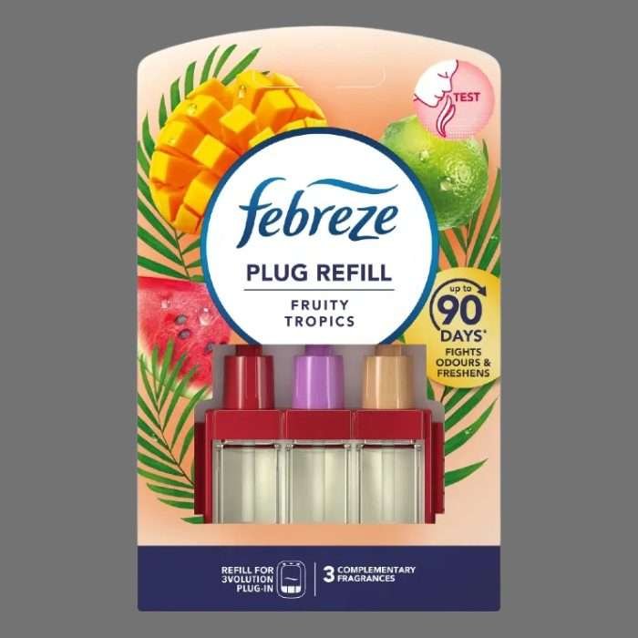 Febreze Fruity Tropics Plug-In Refill 20ml Febreze Fruity Tropics Plug-In Refill 20ml
