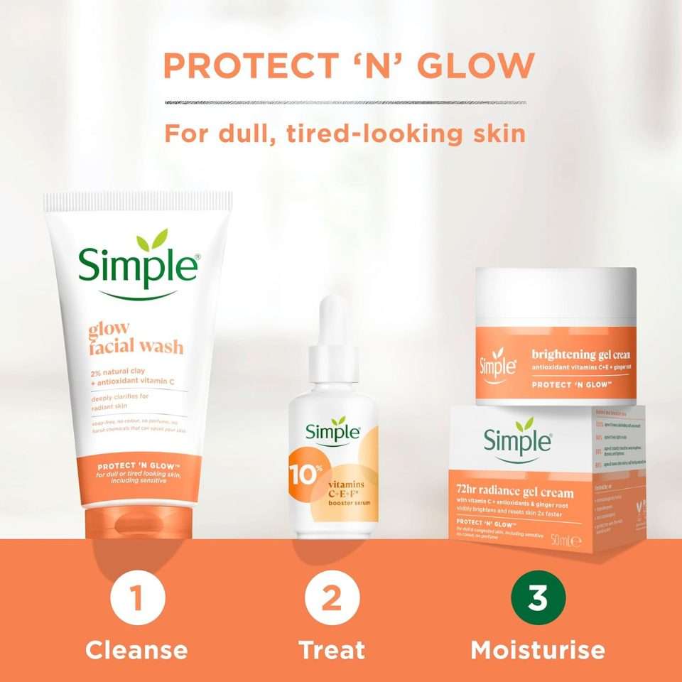 Simple Protect & Glow Brightening Gel Cream 50ml