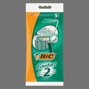 BIC 2 Comfort Disposable Razors 5 Pack
