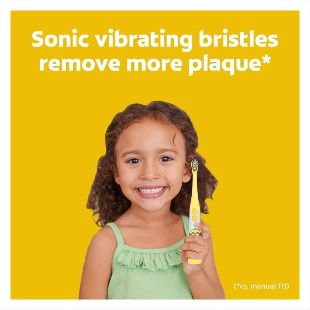 Colgate Yellow Minions Battery-Powered Toothbrush