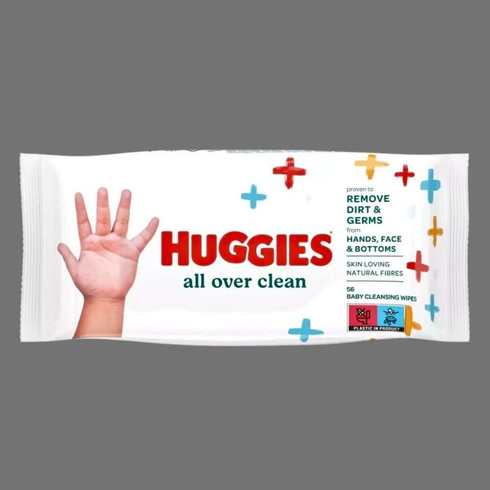 Huggies All Over Clean Baby Wipes 56pk