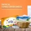 Swirl Tropical Tumble Dryer Sheets – 35 Sheets