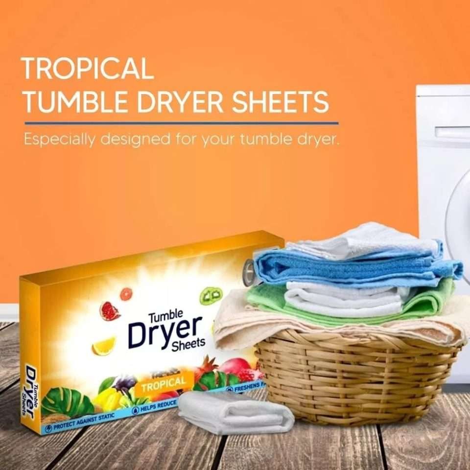 Swirl Tropical Tumble Dryer Sheets – 35 Sheets