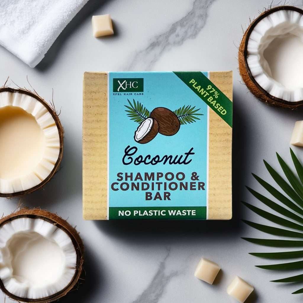 XHC Coconut Shampoo & Conditioner Bar 60g XHC Coconut Shampoo & Conditioner Bar 60g