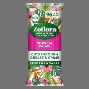 Zoflora Tropical Palms Blossom Cleaning Wipes 96pk