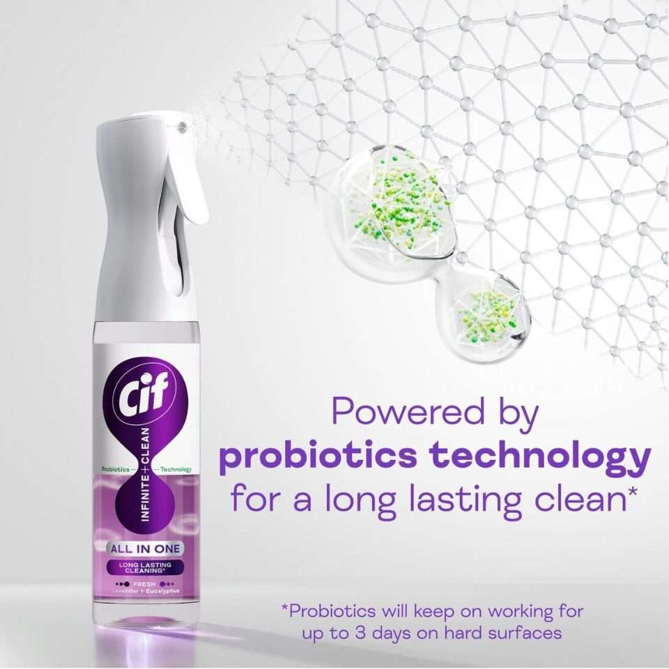 Cif Infinite Clean All-in-One Fresh Lavender & Eucalyptus Reload 280ml
