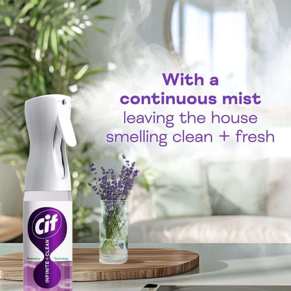 Cif Infinite Clean All-in-One Fresh Lavender & Eucalyptus Reload 280ml