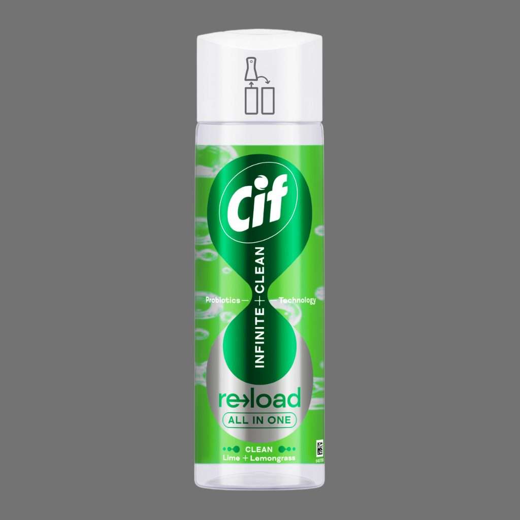 Cif Infinite Clean All-in-One Clean Lime & Lemongrass Reload 280ml