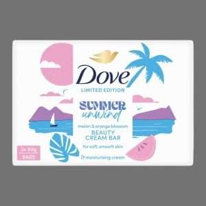 Dove Summer Unwind Beauty Cream Soap Bar 2x90g