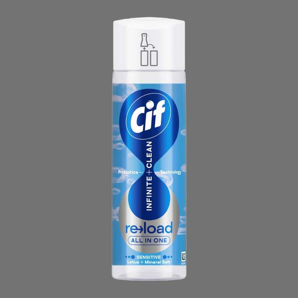 Cif Infinite Clean All-in-One Sensitive Lotus & Mineral Salts Reload 280ml Cif Infinite Clean All-in-One Sensitive Lotus & Mineral Salts Reload 280ml